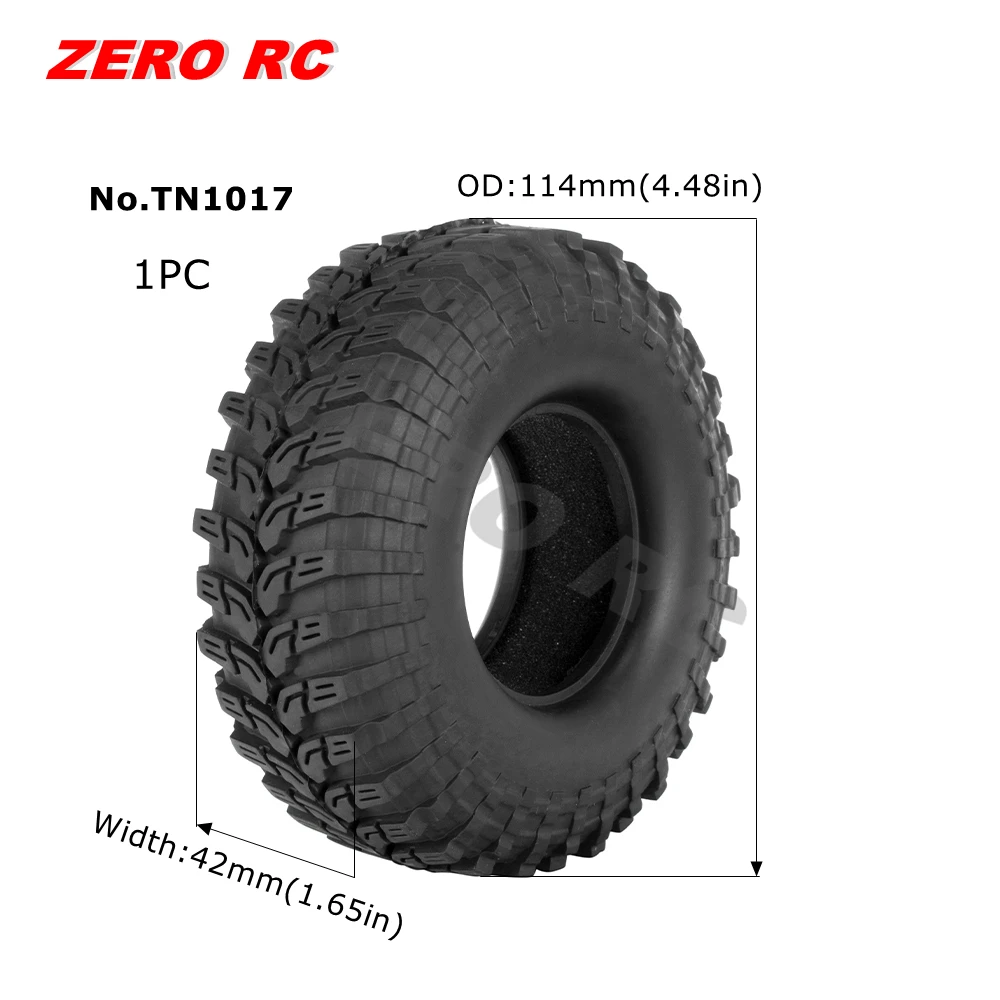 KEEDA - Roues Et Jantes Alliage 108mm 1.9 Pour RC Crawler, Compatibles SCX10, TRX4, RC4WD, D90, TF2