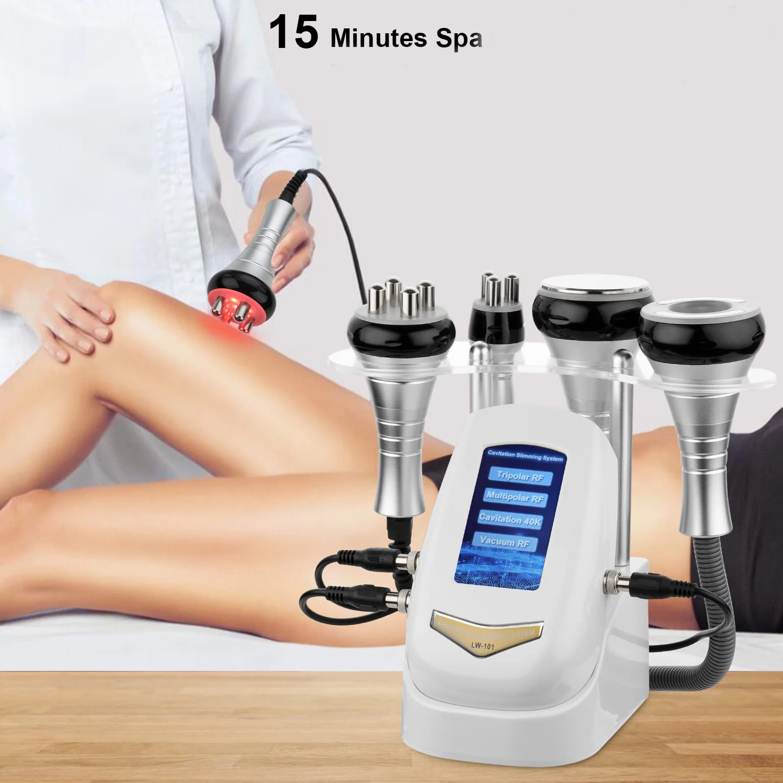 40K 4 IN 1 Cavitation Ultrasonic Body Slimming Weight Loss Skin Rejuvenation Beauty Machine Multipolar Skin Tighten Anti-wrinkle