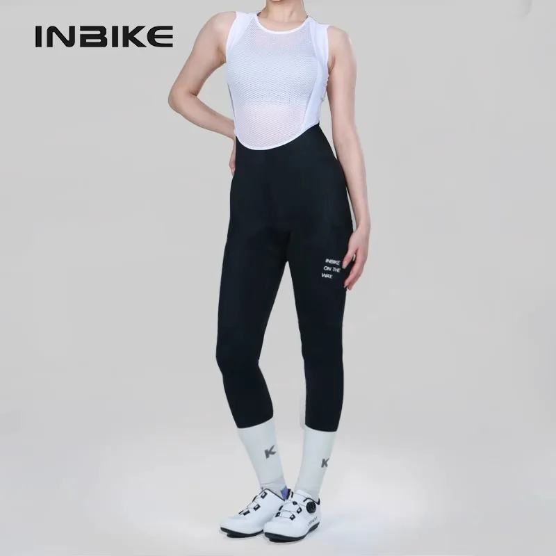 

INBIKE Women's High-waist Cycling Pants With Soft Padding Comfortable Sport Bicycle Apparel For Optimal Performance Style