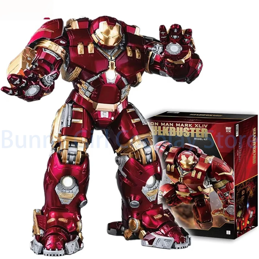 

Fondjoy Игрушка Железный Человек Фигурка Марк Халкостер Халкбастер Броня 1/7 Сборка Фигурки Светодиодные Могут Эйдит Свет Модель Игрушки Рождественские Подарки