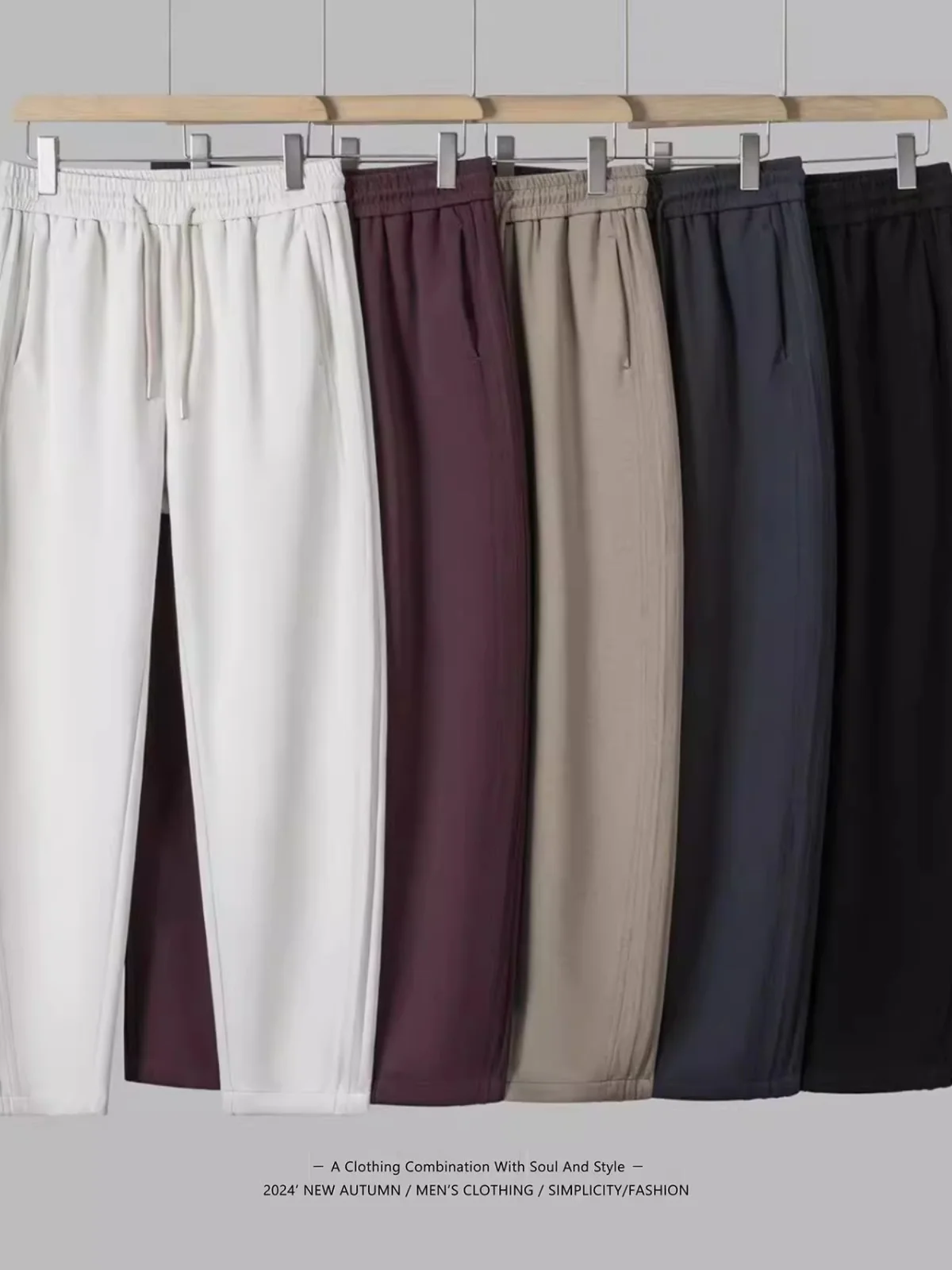 

Мужские зимние утепленные брюки прямого кроя на флисовой подкладке, свободные ветрозащитные брюки, модные городские стильные длинные брюки