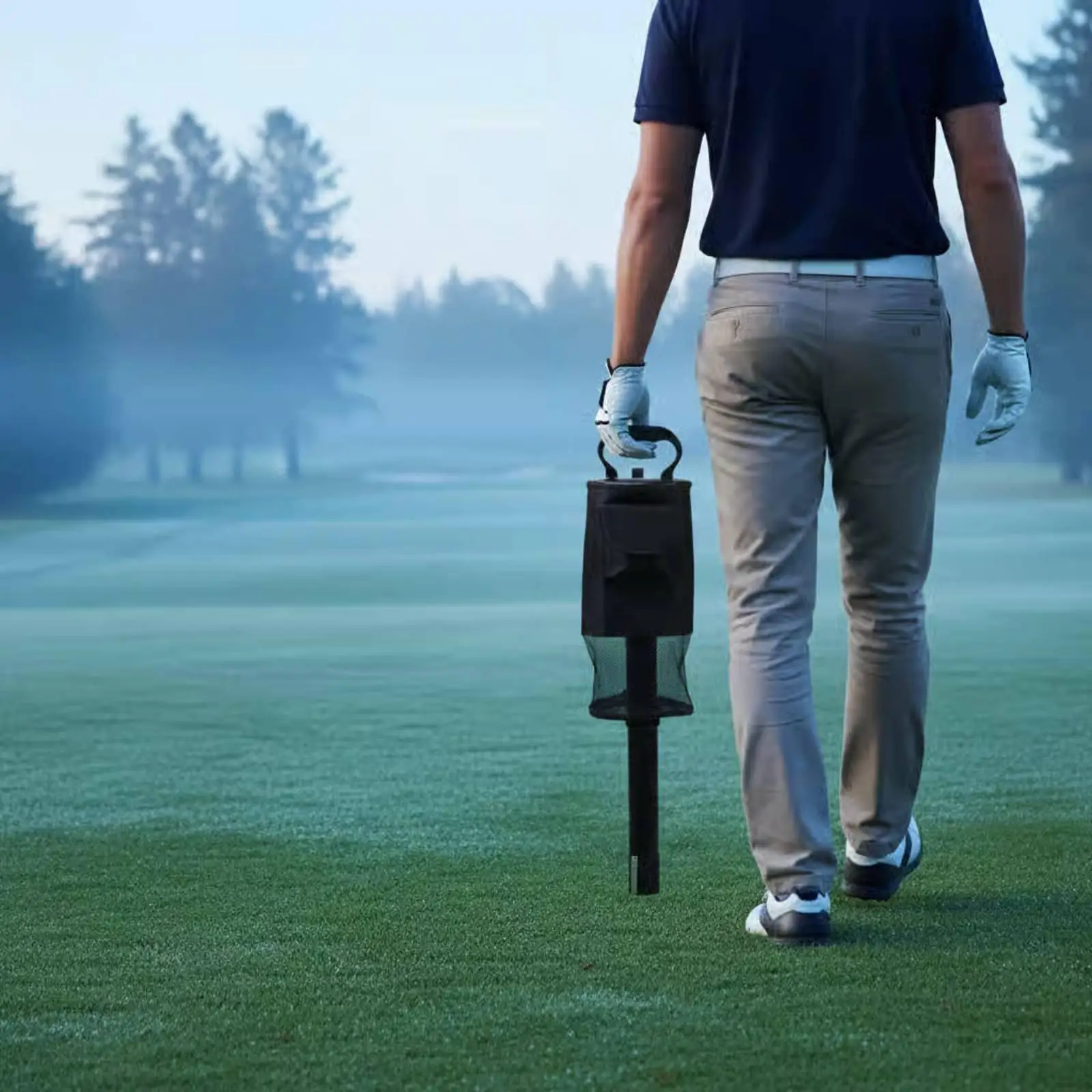 Golf Ball Picker Ergonomic Handle Easy Emptying for Practice Sessions