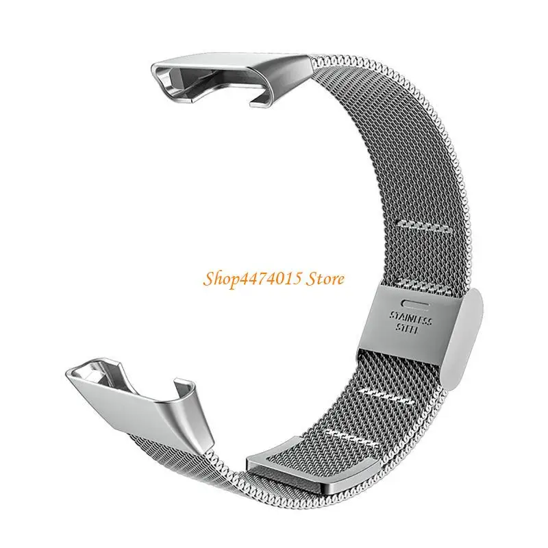 K1AA Stainless Steel Band Compatible for Mi Band 7 Watch Durable Metal Buckle Strap Replace Wristband Quick Release
