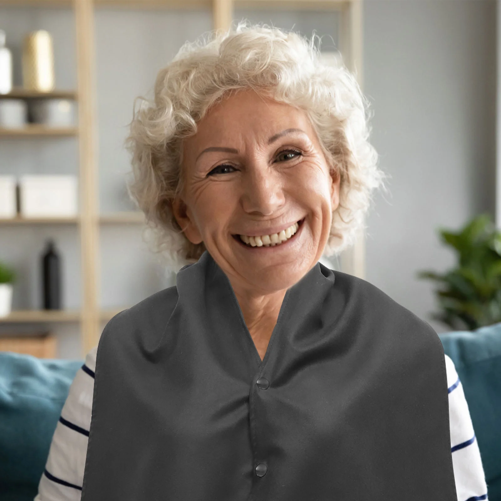 

Washable Bib Scarf Adult Lightweight Clothing Protector Breathable Dining Scarf For Women Men Reusable Soft Comfortable Personal