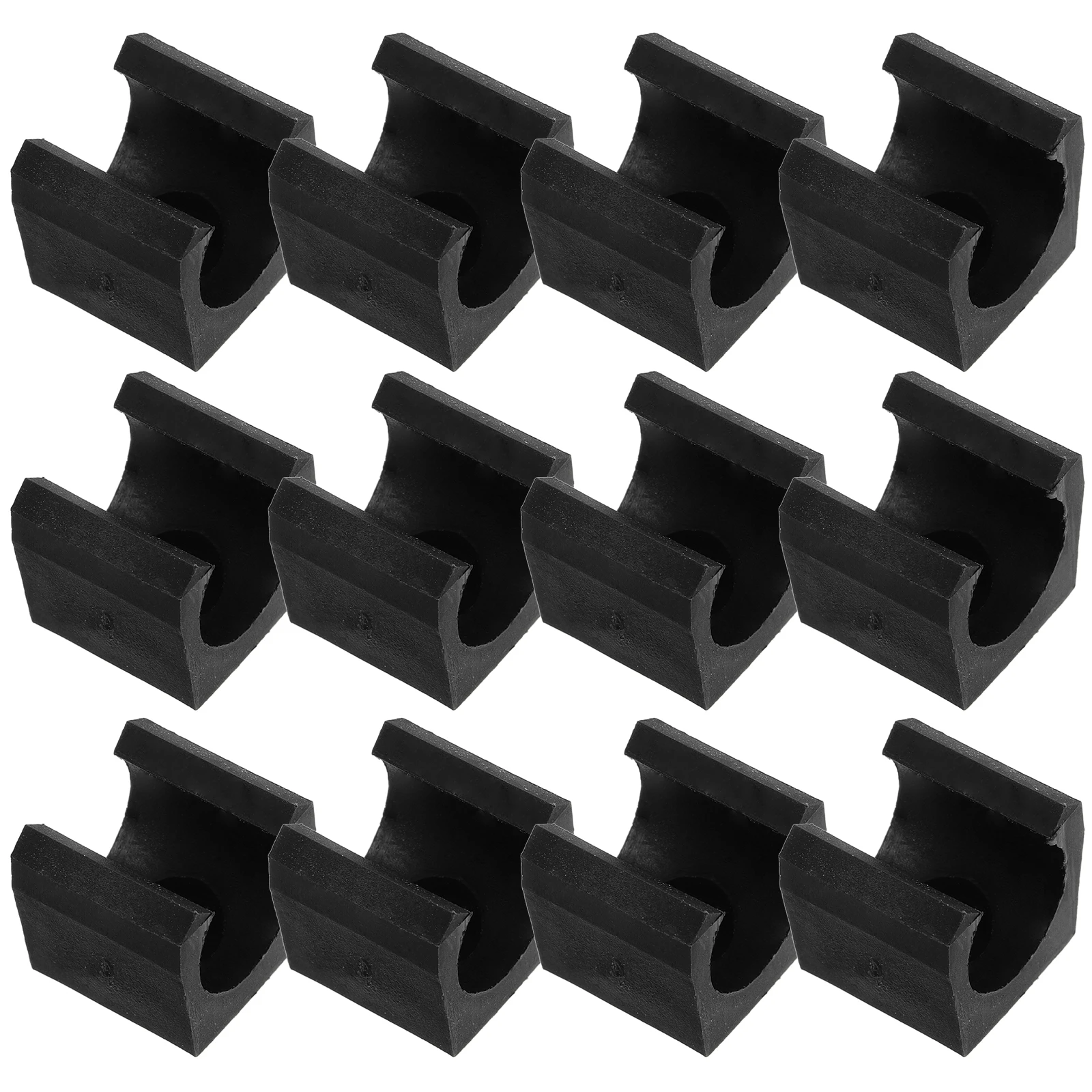 

15pcs Pool Holder Rod Holder Pole Clamp Rod Bracket Wall Mount Fishing Pole Rack For Table Tennis Bat Wall Clamp