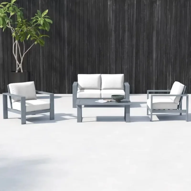 best seller teslin decor Aluminum Frame Garden Sofas garden sets outdoor furniture