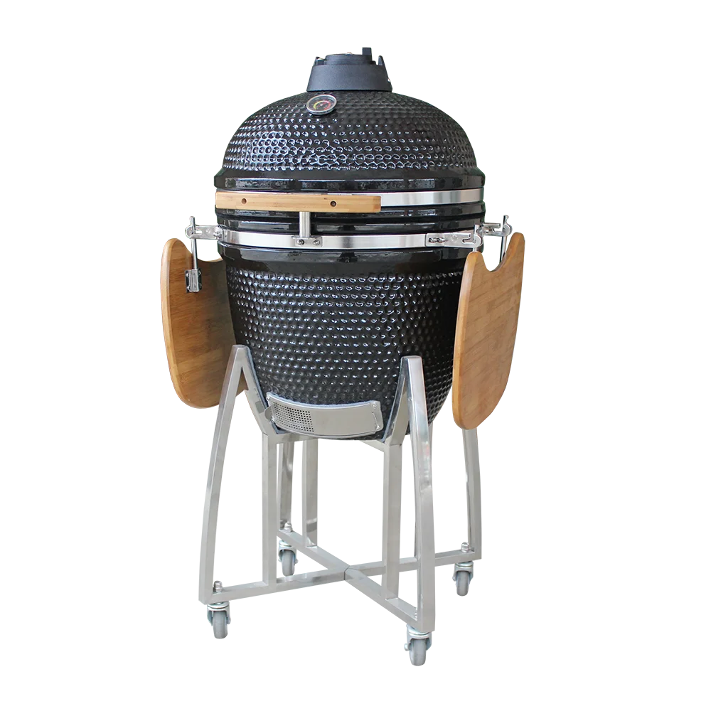 Big Size Ceramic Bbq Grill 21 Inch Outdoor Kitchen Charcoal Kamado Bbq Barbeque Grill