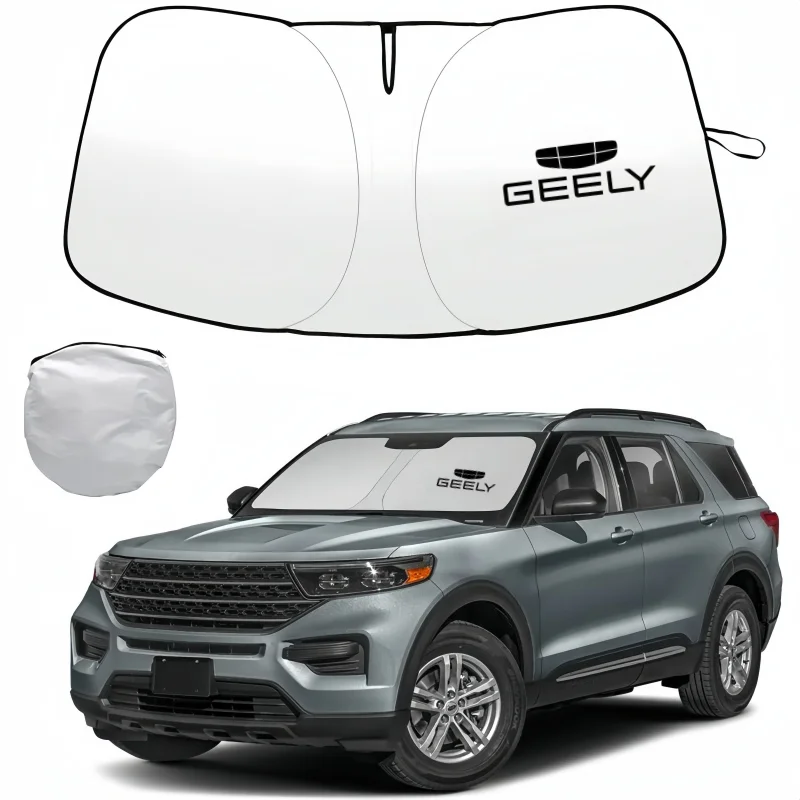 Car Front Windscreen Sun Visor Car Windscreen Heat Shield Car Sunshade Cover For Geely Coolray Emgrand EX5 Monjaro Starray EX2