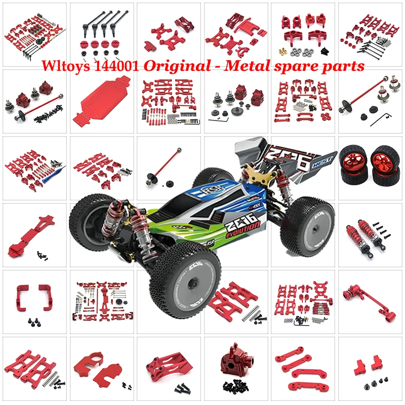 Wltoys 144001 144010 124007 124017 124018 Gleit kupplung zentrale Antriebswelle einstellbare Motor halterung Metall Stahl Upgrade-Teile