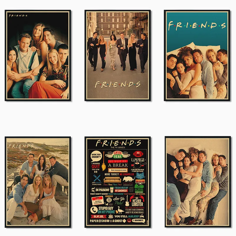 Friends posters FRIENDS drama The One movie TV movie Modern paintings decorative painting paintings