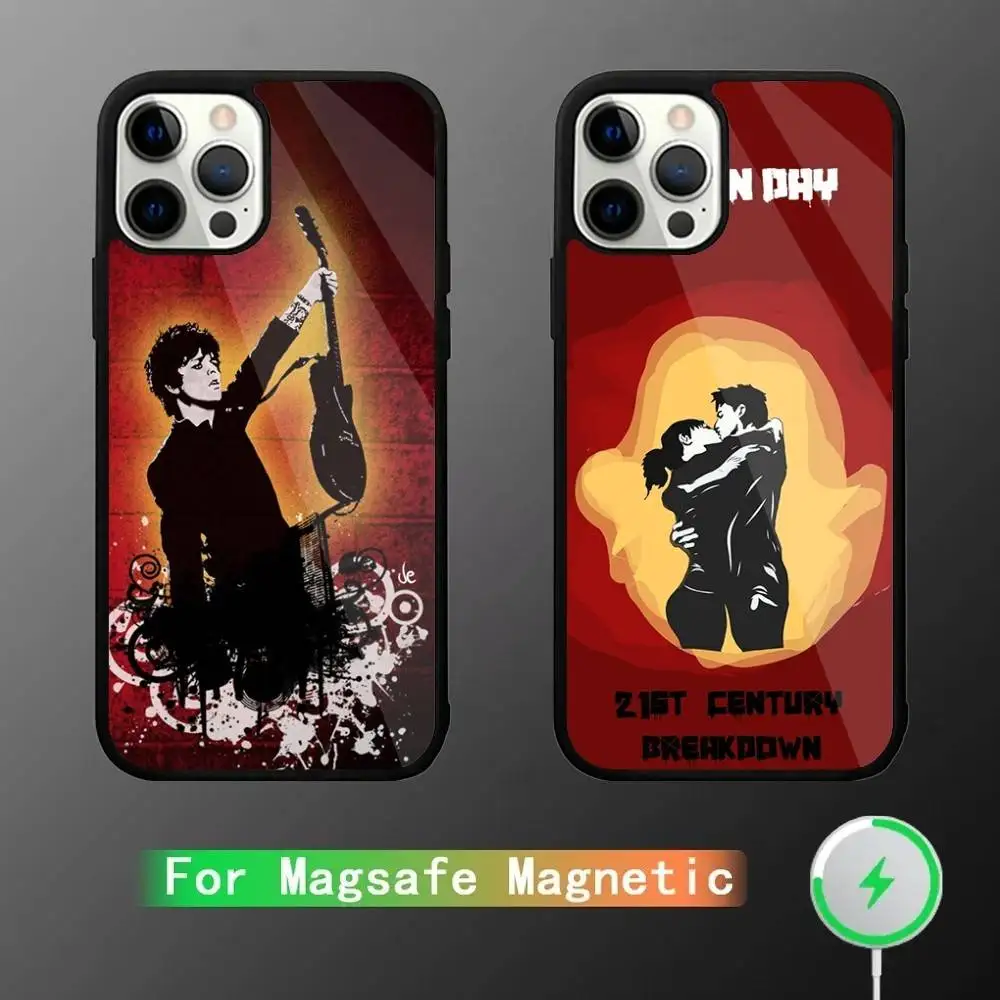 

Band G-Green D-Day Phone Case For iPhone 16,15,14,13,12,11,Pro,Max,Plus,Mini,SE New Magsafe Magnetic Wireless Charging