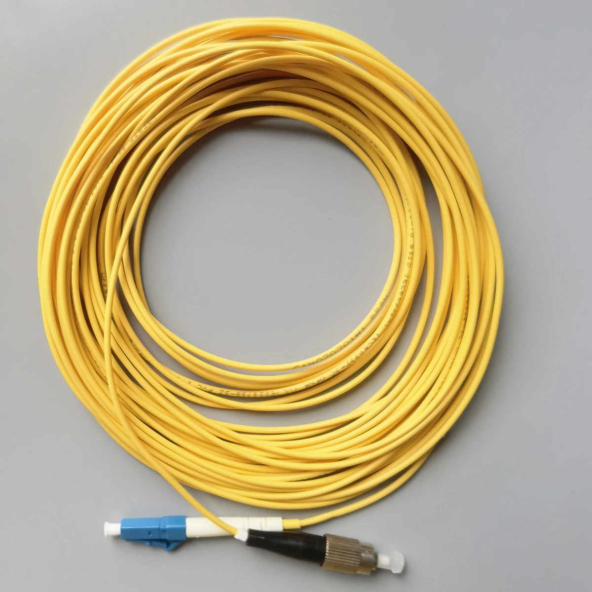 Fibra Óptica Patch Cord, Single Mode Comunicação, Cabo de Extensão, FC, UPC-LC, UPC, 2.0mm Diâmetro, 0.8M, 10M