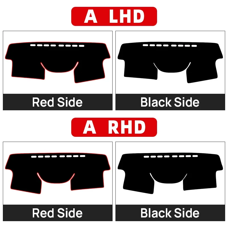 لوحة سيارة الشمس الظل داش غطاء أداة مكتب عدم الانزلاق وسادة اكسسوارات لتويوتا يارس فيتز 2006-2011 2007 2008 2009 2010 #5