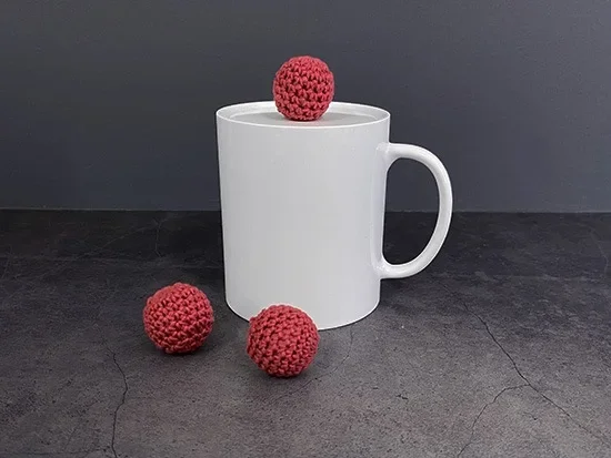 Chop Mok van Oliver Magic Stage Goocheltrucs Cup en Ballen Illusie Magnetische Cup Close up Magia Goochelaars Prop Gimmick Accessoire