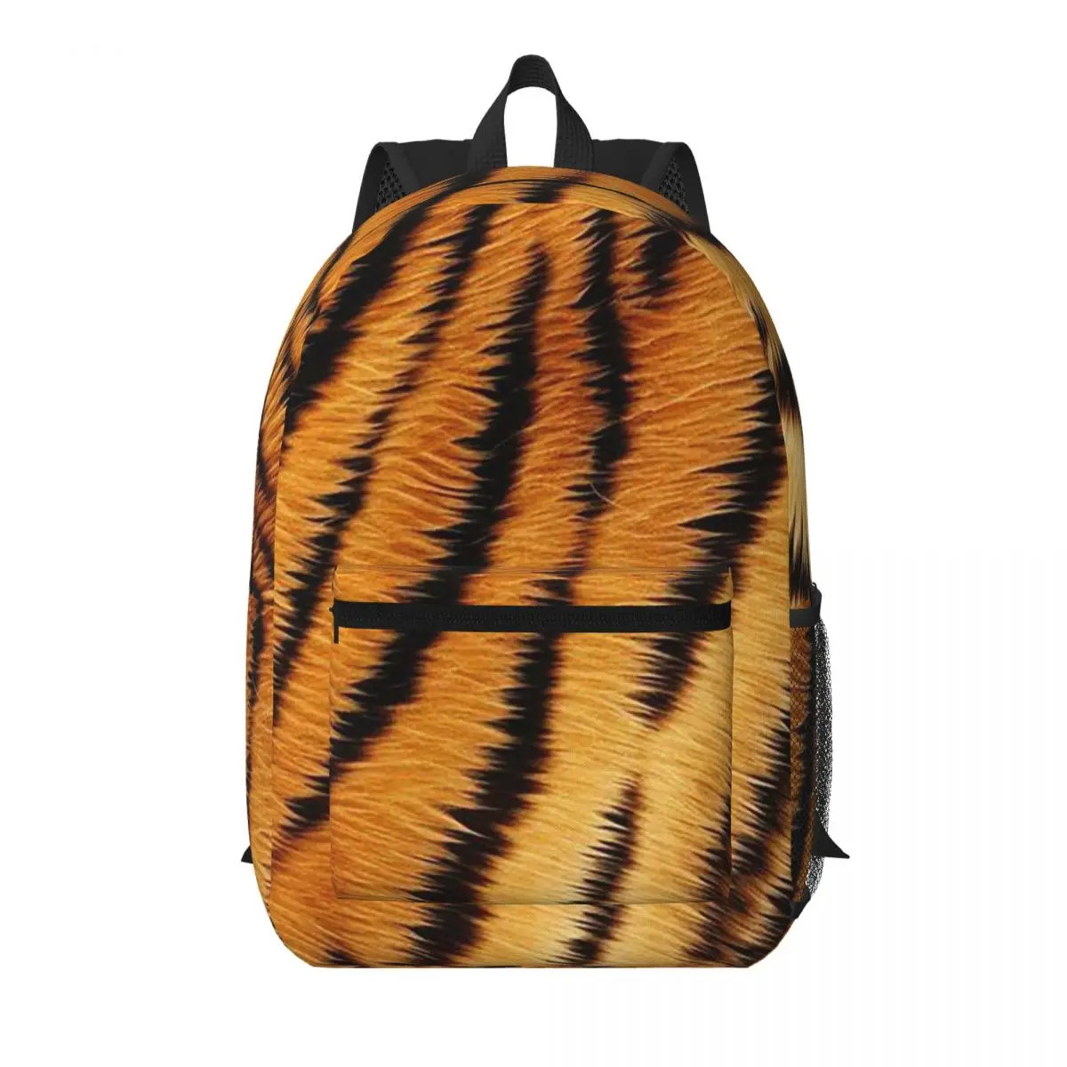 Tiger Skin Student Backpack School Bag Hiking Travel Daypack for Boys Girls Bookbag Shoulder Bags