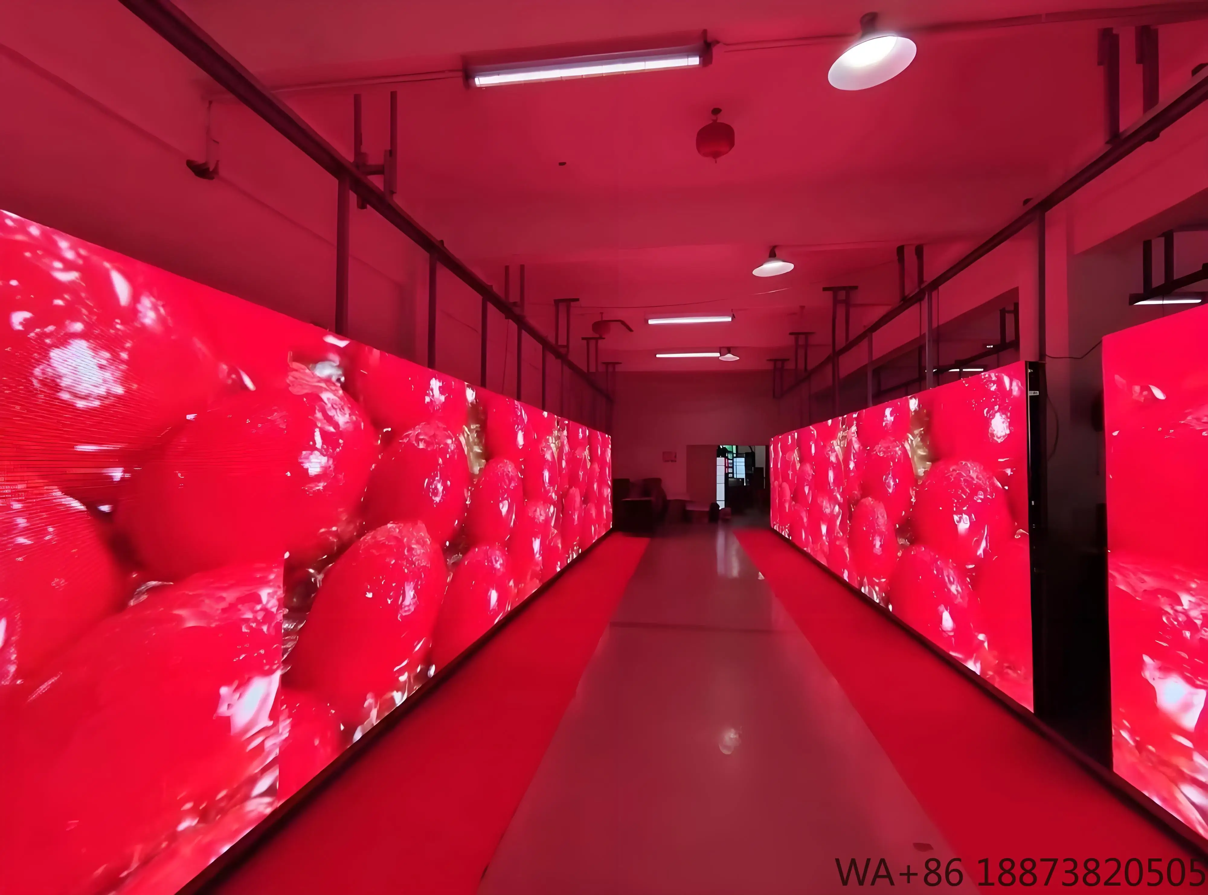 شاشة LED مثالية 4K فائقة الوضوح داخلية كاملة الألوان جدار عملاق مرحلة الحدث أحجام خلفية 5.7 م × 3.84 م نماذج P1.25