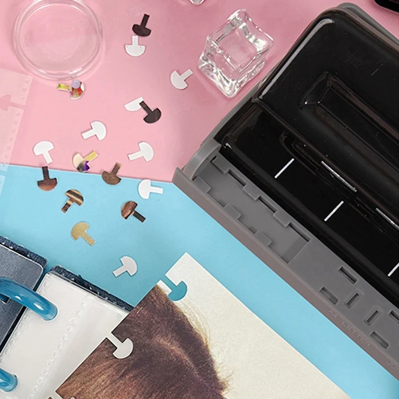11 Hole Punch Ring Album Paper Cutter Adjustable Paper Punch A4 Puncher Scrapbooking DIY Tools Office Binding Supplies-DTB3