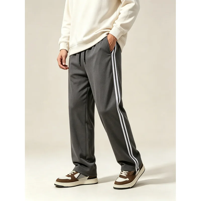 Jogginghose Freizeithose Herren Lange Kleidung Herbst Männermode Cargo Jugend 2026 Kordelzug Elastischer Bund Y2k Sport Strickhose