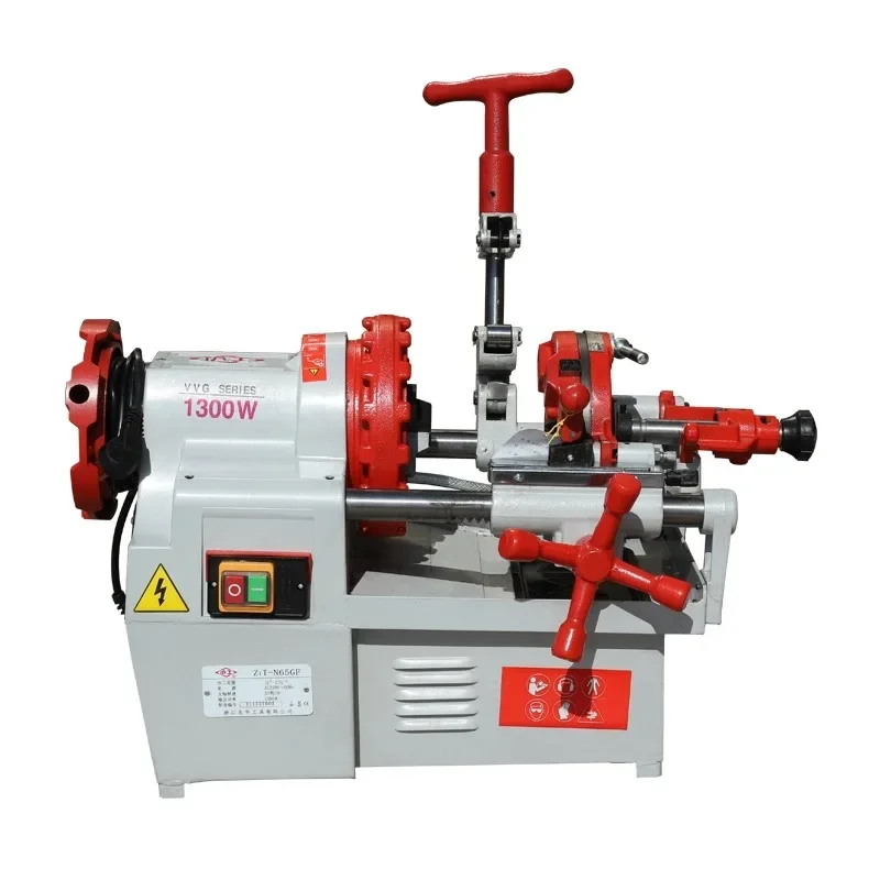 Electric threading machine/portable pipe external thread manufacturing equipment