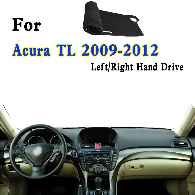 For 2009-2012 Acura TL UA8 UA9 Car-Styling Dashmat Dashboard Cover Instrument Panel Insulation Sunscreen Protective Pad