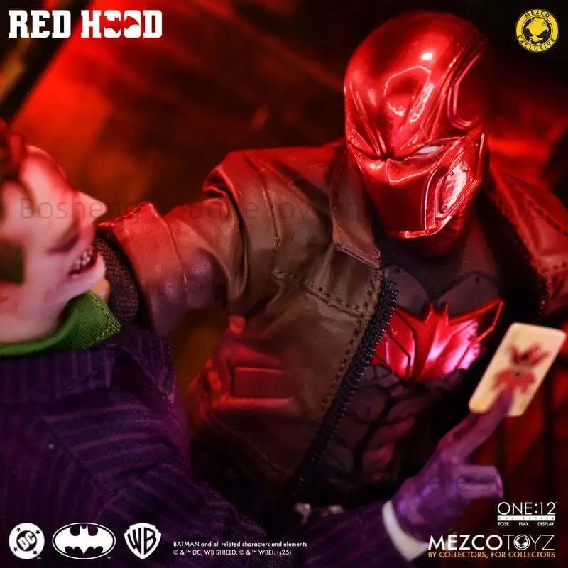 

100% In Stock Original Mezco Toyz Red Hood 1:12 Limited Edition NYCC 2025 Jason Todd Batman Anime Action Collection Figures Toy