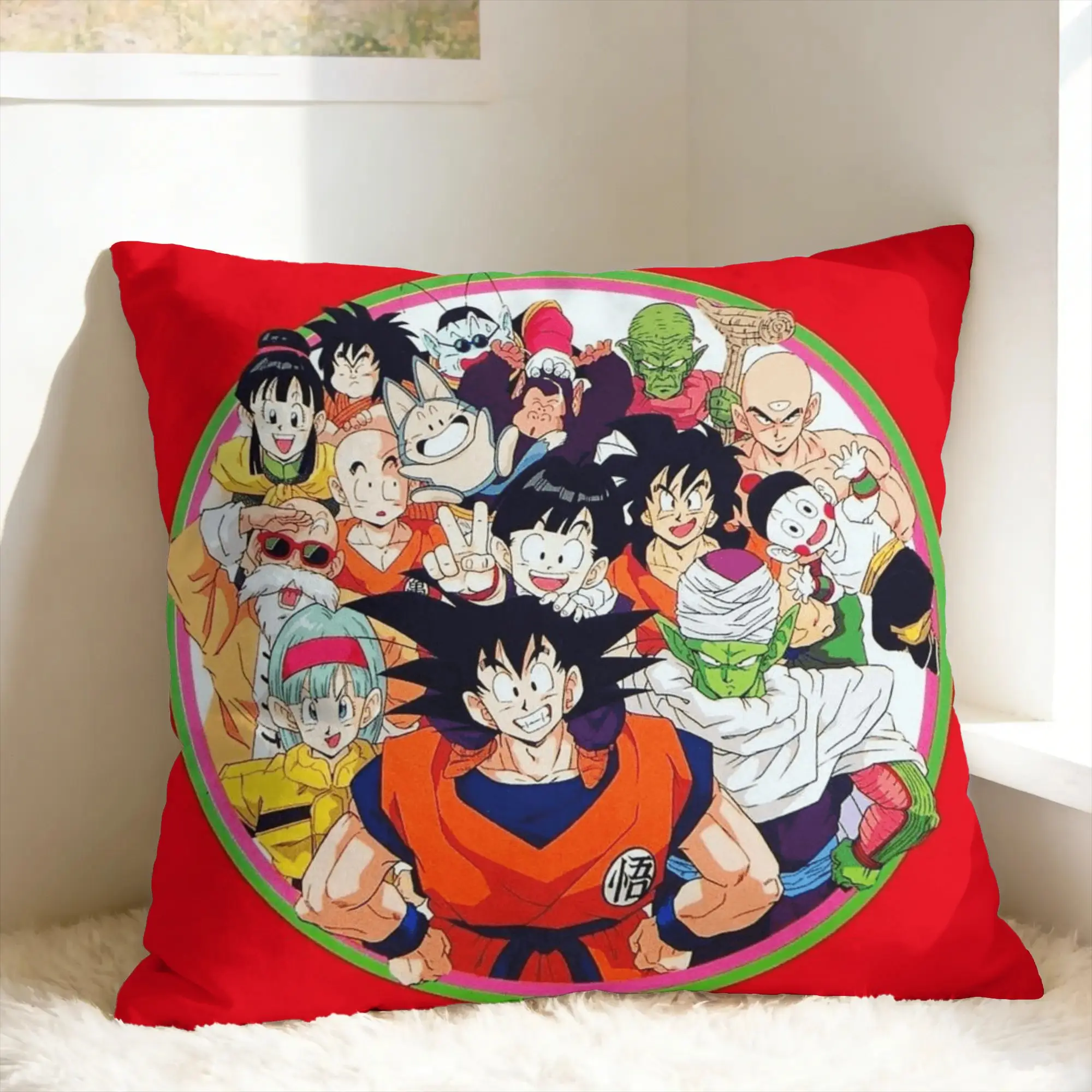 Pillow Case D-Dragon Anime Graphic  Pillow Cover For Sofa Car Home Decor Funny Pillowcases
