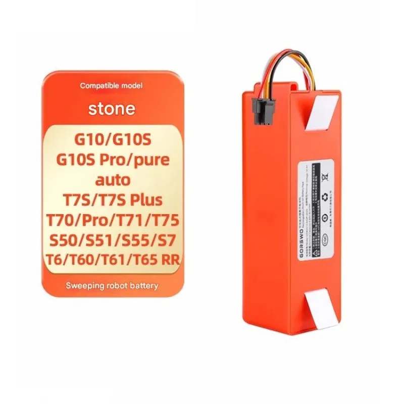 

Compatible with G10S/T6/T7/T8/S5/50/51/S7/S8 robot vacuum batteries