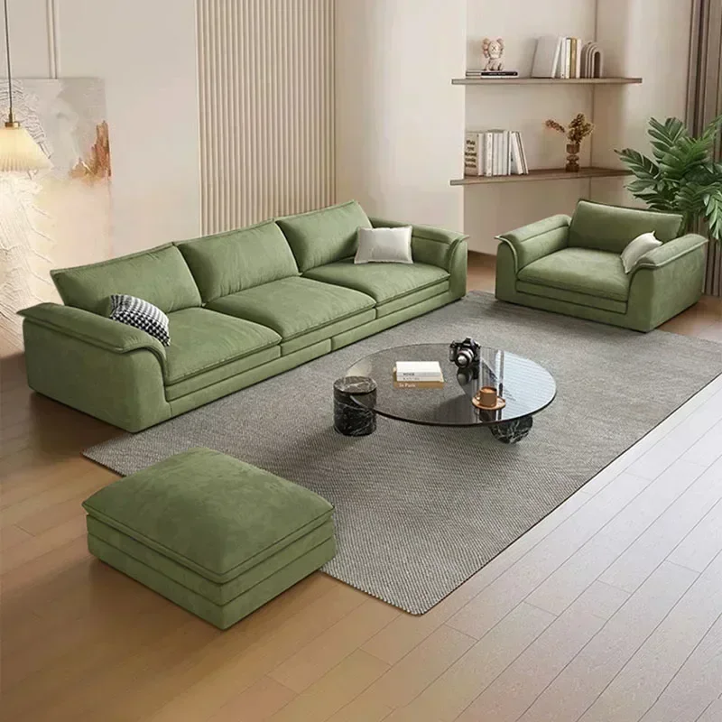 Cozy Living Room Sofas Nordic Velvet Relaxing Designer Reading Puffs Sofa Recliner Love Seat Furniture Couch