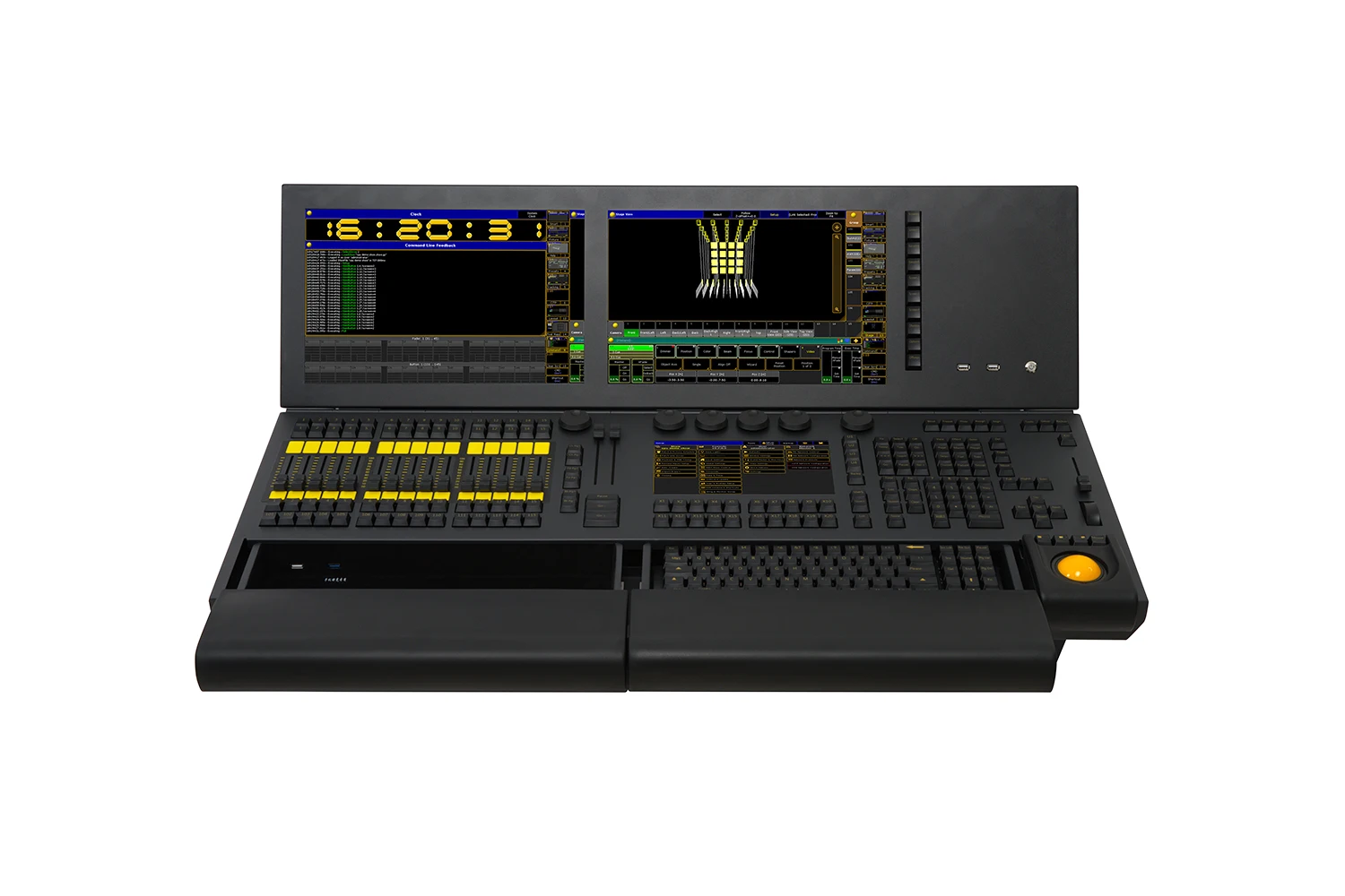 Pro Stage DJ Disco Intelligent DMX Controller Grand Ma2 Linux Console on PC MA2 Stage Lighting Console