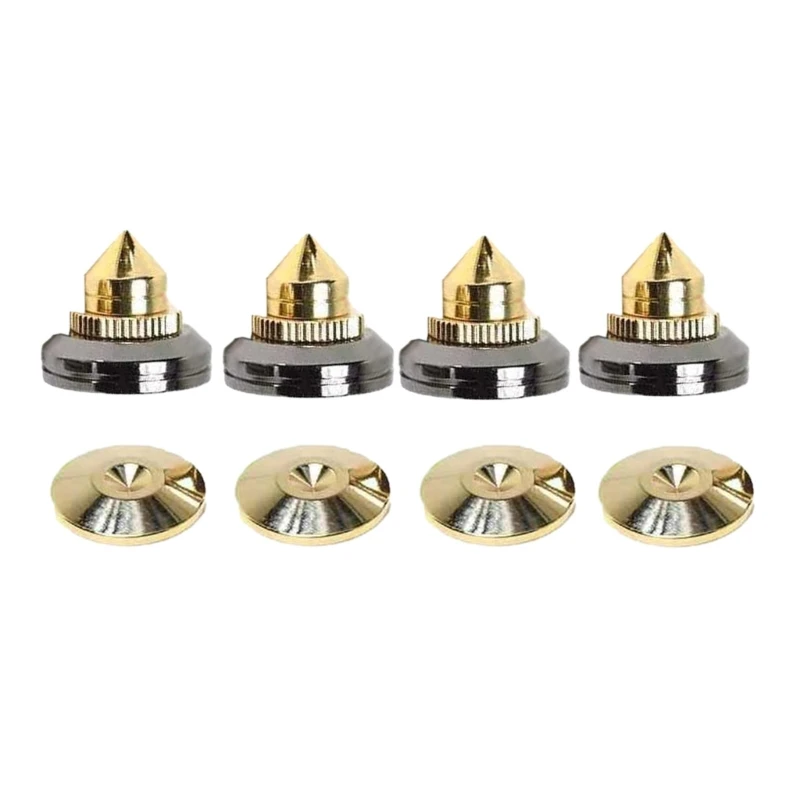 T5EA ขาตั้งลำโพงแบบปรับได้ ป้องกันการสั่นสะเทือน แผ่นลำโพงที่สมบูรณ์แบบสำหรับโฮมเธียเตอร์