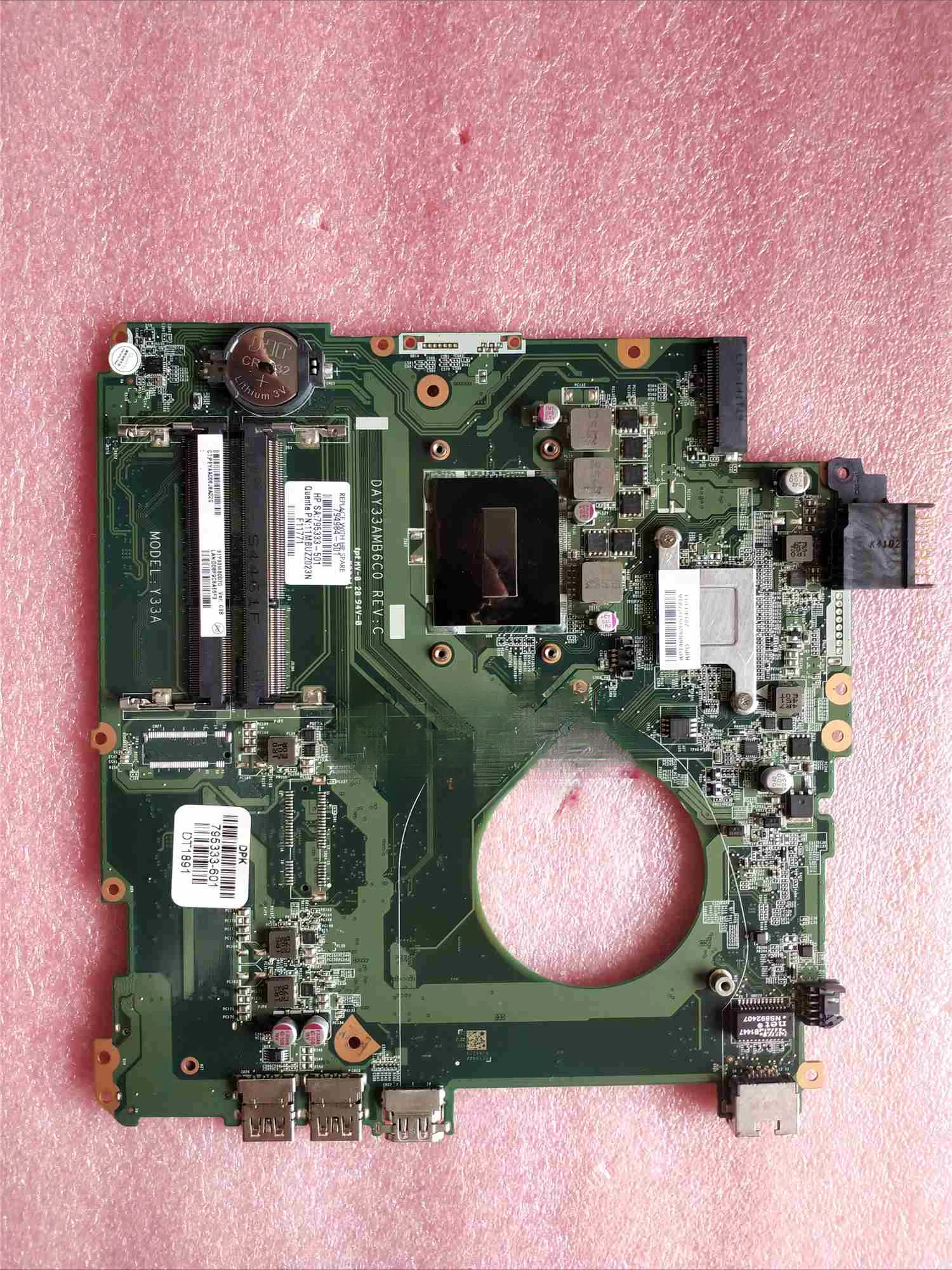 For HP 15-K Main Board 794984-501 759333-501 Version Number: DAY33AMB6C0