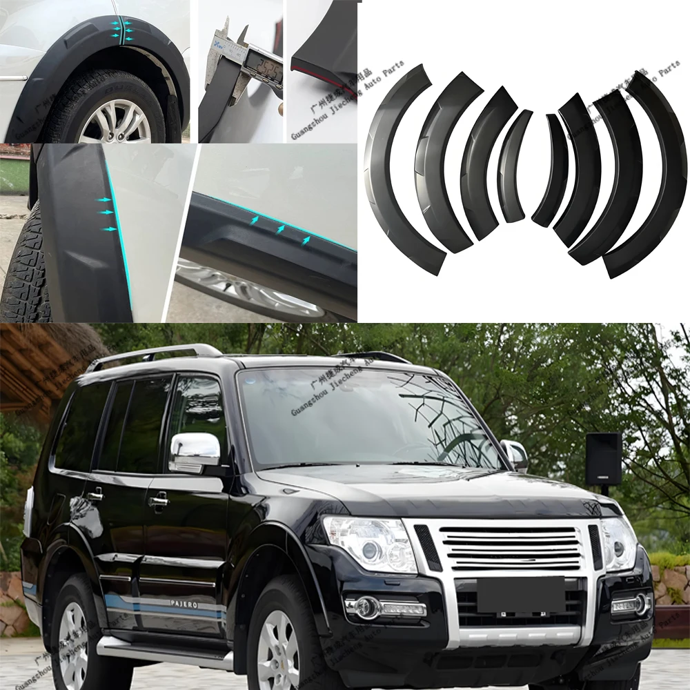 Wheel Arch Mudguards For Mitsubishi Pajero Montero 2006-2021 V93W V97W V98W MudFlap Guard splash Fender Mudflaps Car Accessories