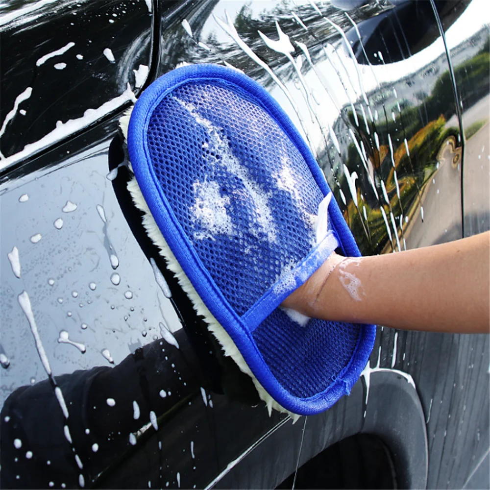 Car Washing Gloves Cleaning Brush for Geely Vision SC7 MK CK Cross Gleagle SC7 Englon SC3 SC5 SC6 SC7 Panda