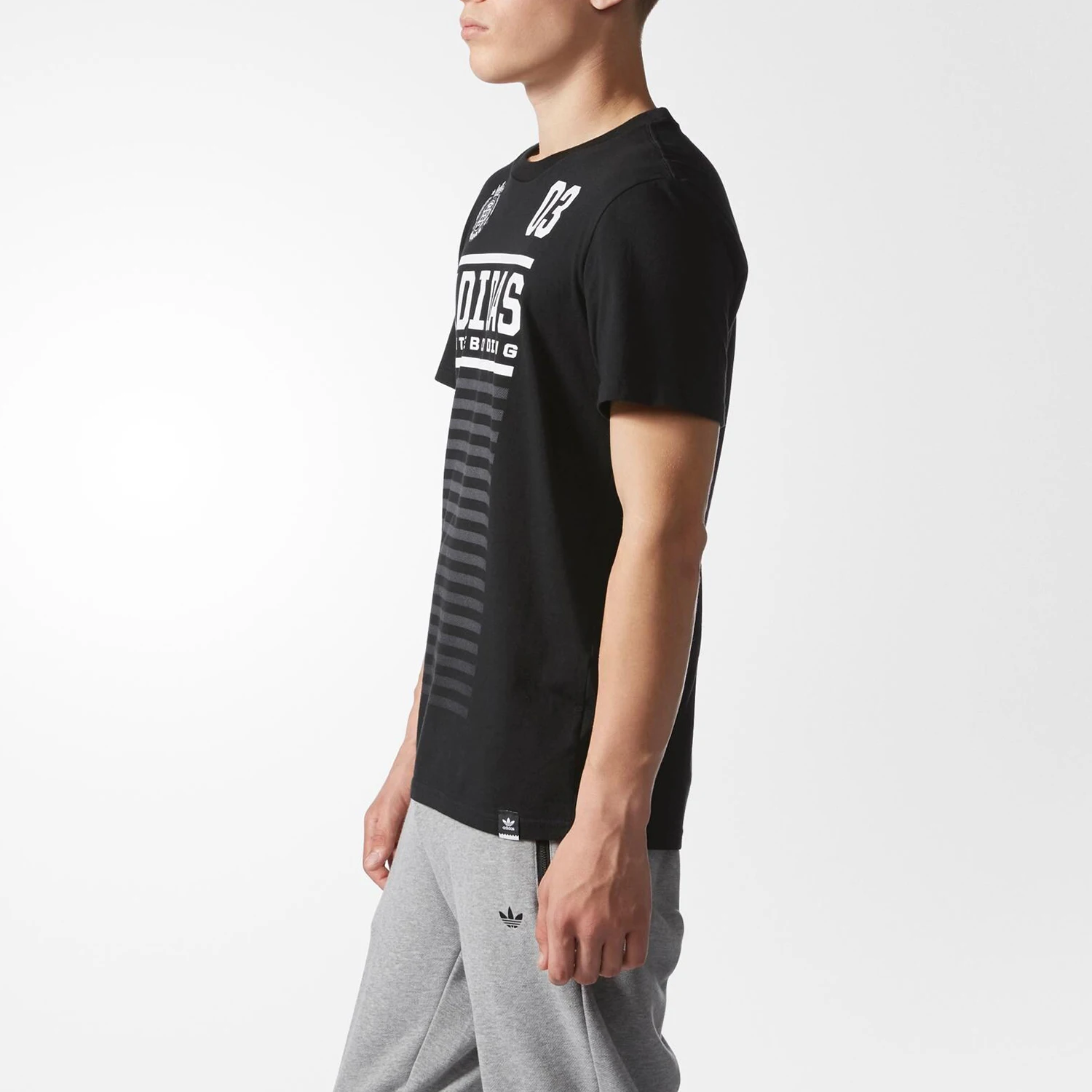 Adidas genuine summer new clover men's casual sports T-shirt BJ8697