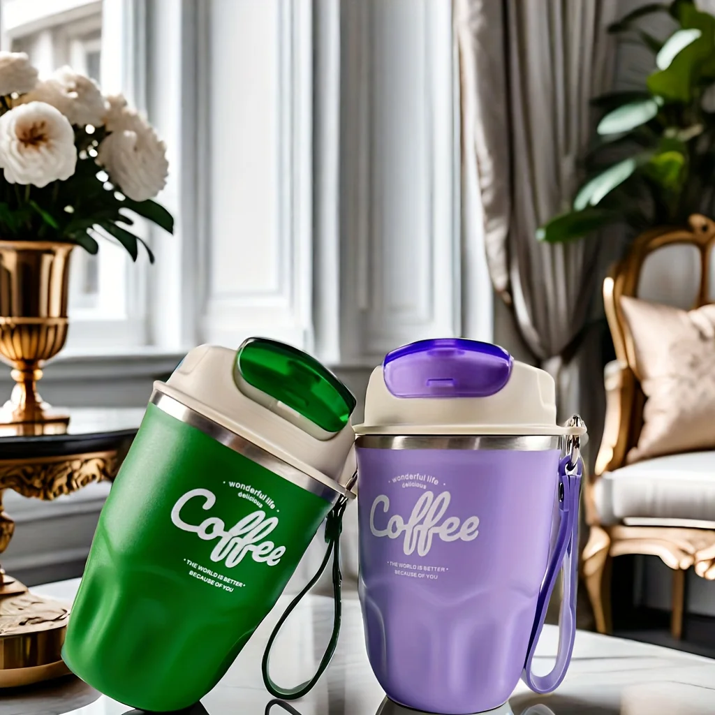 360ml Coca Cola High Beauty Male and Female Student Car Water Cup Gift Cup Coffee Cup 304 Stainless Steel Insulated Cup