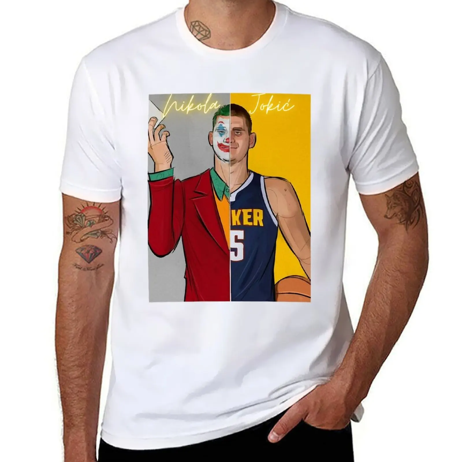 

Nikola Jokic T-Shirt t shirts with prints man t shirt heavy cotton man t shirt cotton T-Shirt