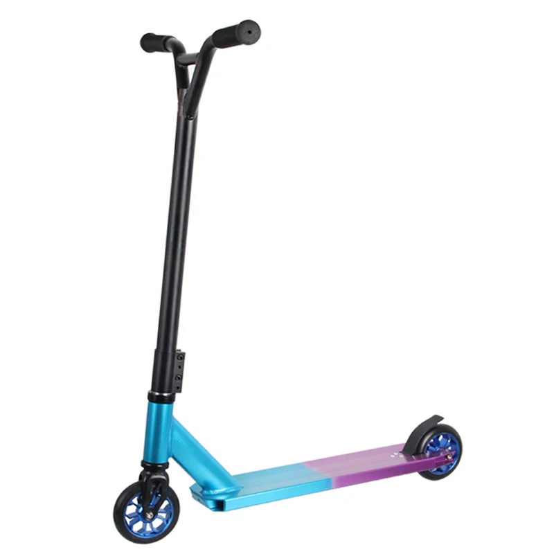 

Stunt Scooters High Quality Freestyle Deck with 2 Pu Wheels Kick Stunt Scooters for Teens and Adult