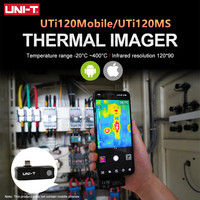 UNI-T UTi120Mobile UTi120MS Smart Phone Thermal Camera 120*90 Mobile Phone Thermal Module Android IOS Infrared Imager for Phone