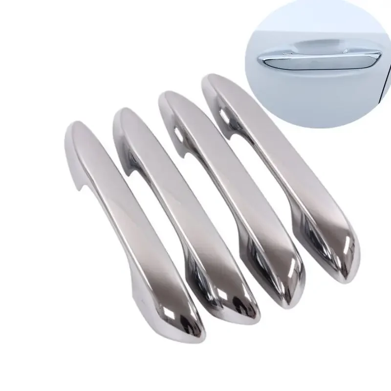 Styling Accessories For Lexus ES ES300h ES350 ES200 ES260 ES300 2018-2022 Carbon Fiber Chrome Car Door Handle Cover Trim Sticker