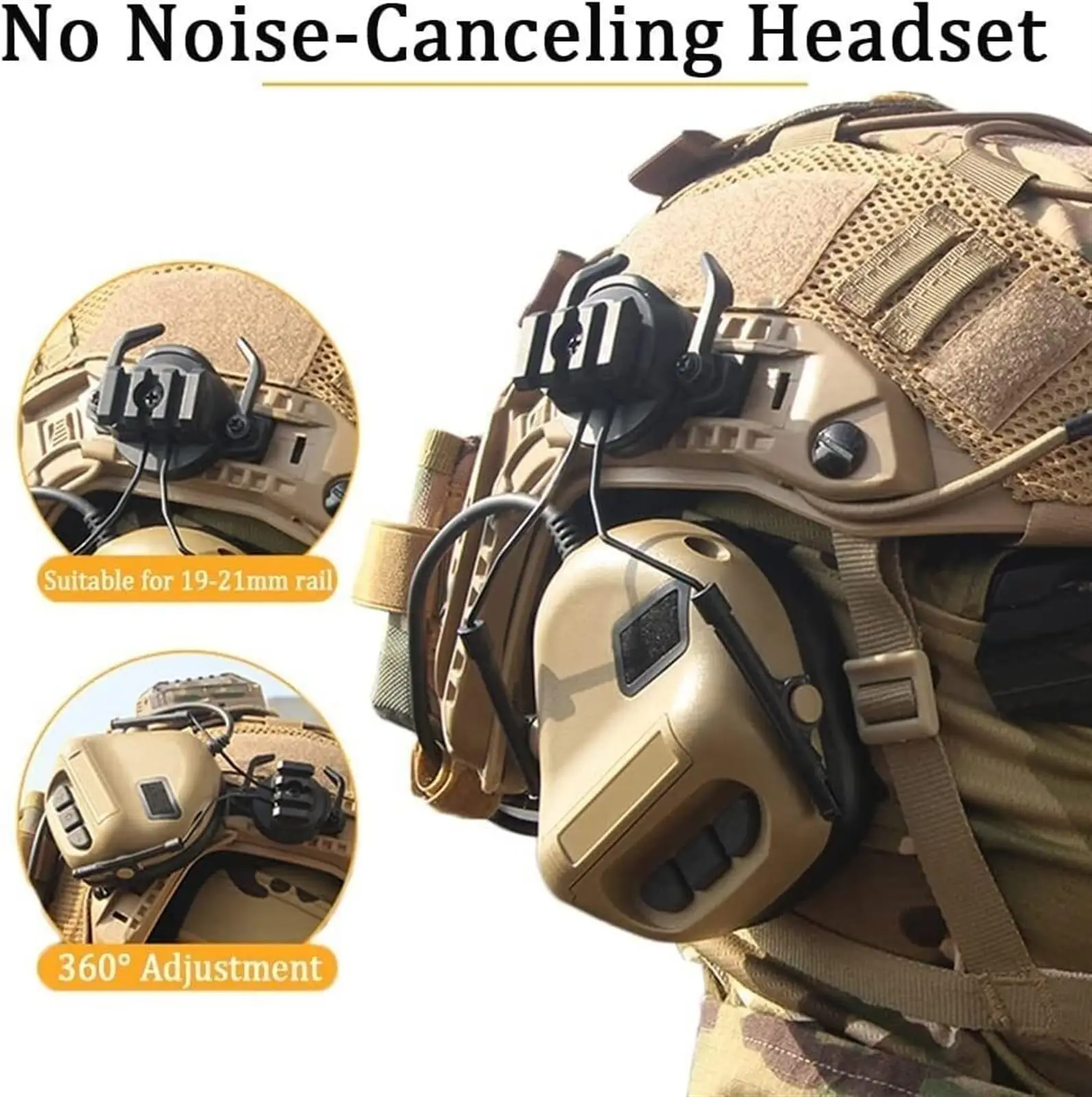 Tactical Helmet Set Airsoft Fast Helmet with Headset Safety Goggles NVG Model Full Face Mask for CS War Survival Game Training