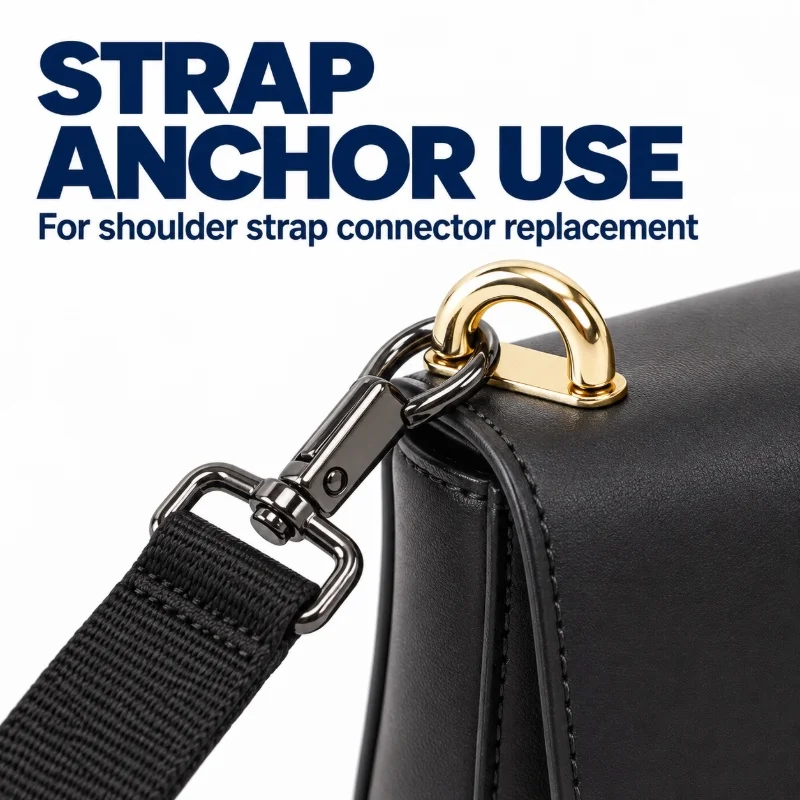 2/5/10/20/50Pcs 13mm Metal Arch Bridge D Ring Buckles Shoulder Strap Connector Handbag Webbing Clasp Backpack Loop Bag Hardware