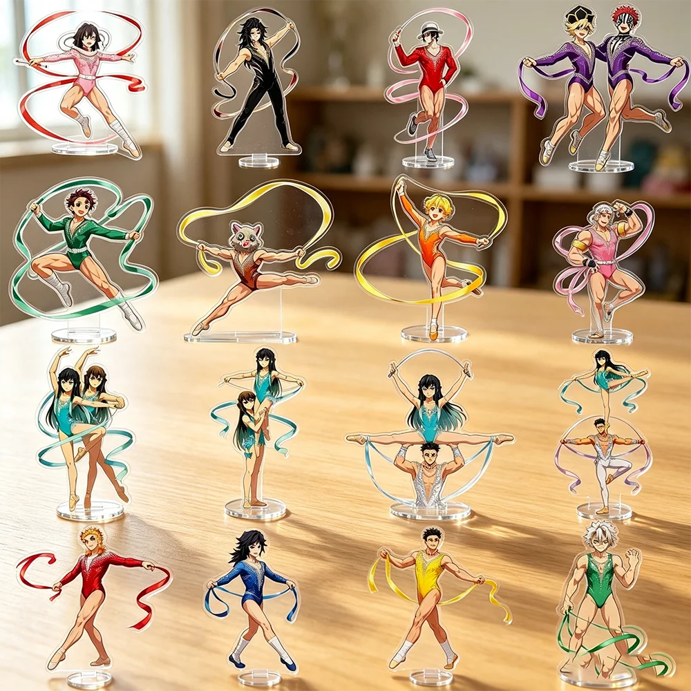 Sport Style Anime Acrylic Stands Thick High Transparent Acrylic Bright ColorPrintingHolidayBirthdayPresents ForCartoon Hobbyists