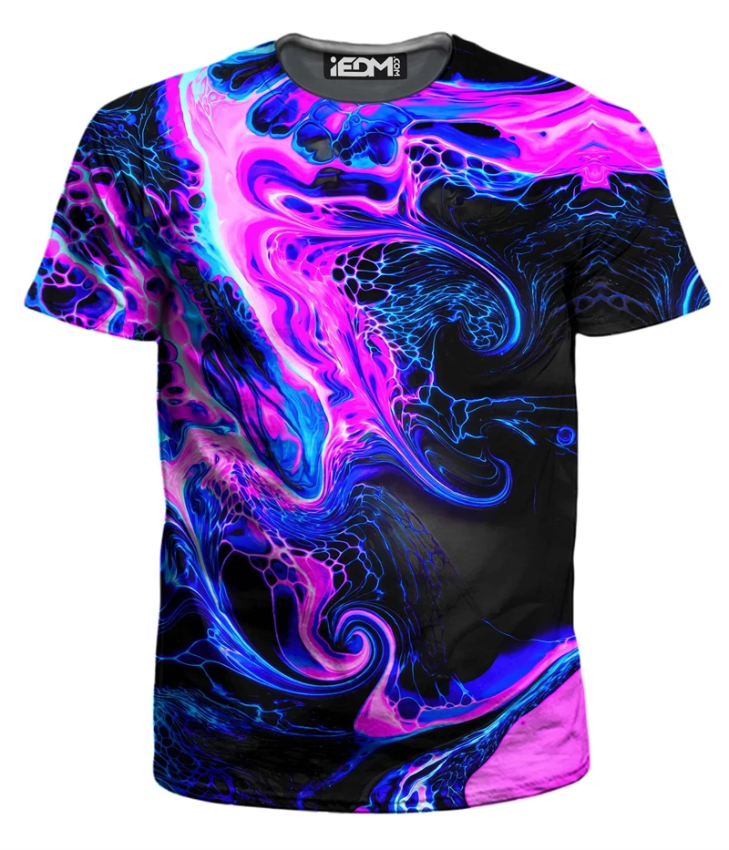 Herren-T-Shirts mit 3D-Druck, buntem Muster, Rundhalsausschnitt, lässig, für Männer und Frauen, Oberteile, übergroße Mode, Kinder-T-Shirts, Kleidung – Detail 10