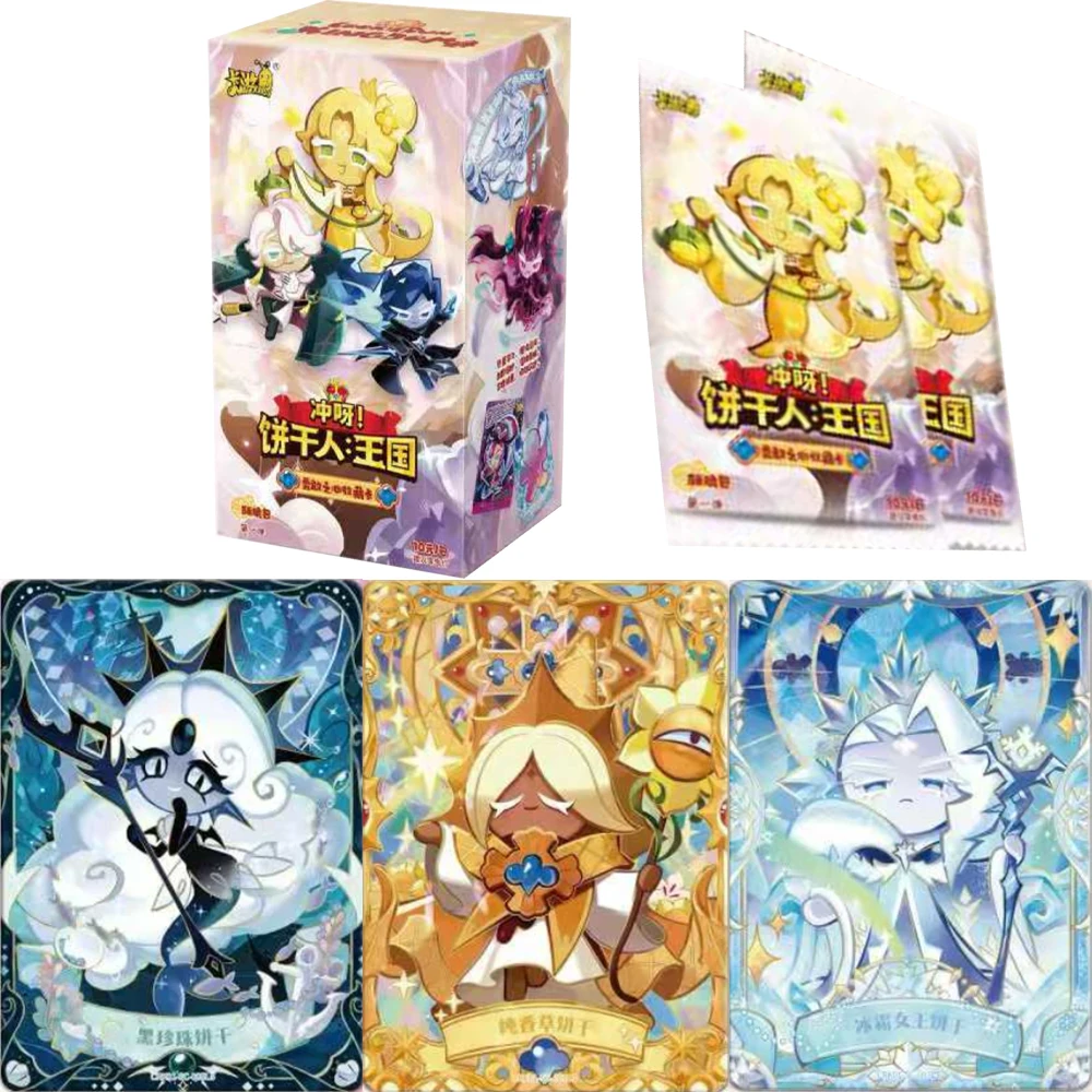 

KAYOU Genuine Go! Cookieman Kingdom Cards Braveheart Chapter Crispy Pack Escape The Oven Adventure Anime Collection Cards