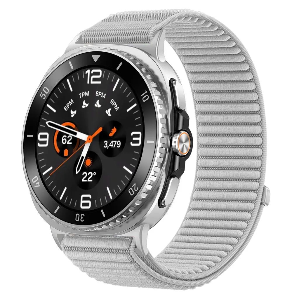 Cinturino in nylon per Samsung Galaxy Watch 8 44mm Bracciale di ricambio classico regolabile per Watch 8 Classic 44/40mm Accessori cinturino