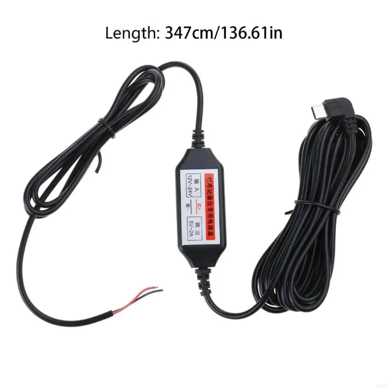 2025 شاحن سيارة جديد لـ CAMS GPS 12V24V إلى 5V2A النوع C CONTRATION CONNECTION