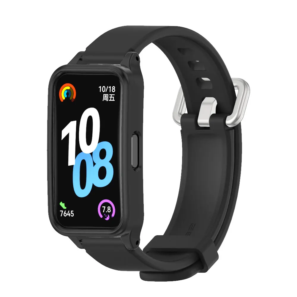 화웨이 밴드 10 9 8 스마트 팔찌 14mm 커넥터 손목 밴드 DIY 하프 팩 프레임 쉘에 대한 보호 케이스