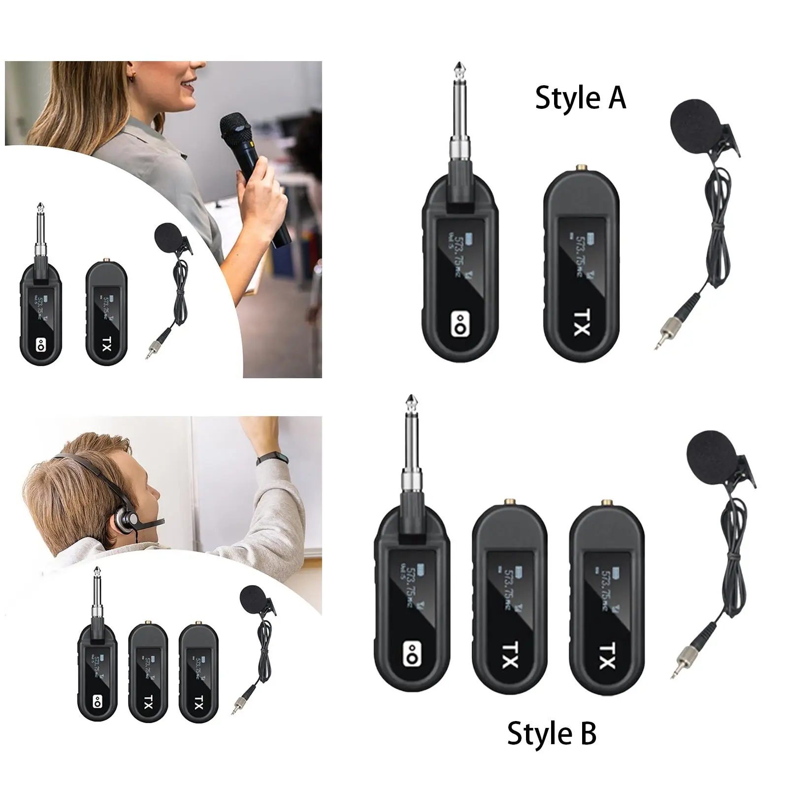 Lapel Mic Loudspeakers for Voice Recording Personal Exercises Concerts