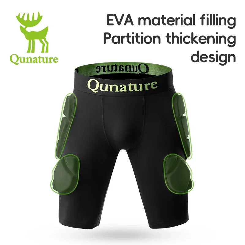 Qunature Ski Hip Protector Shorts Prevention Pad Safety Ski Hip Protector Snowboard Sports Hip Protective Gear Shock-absorbing