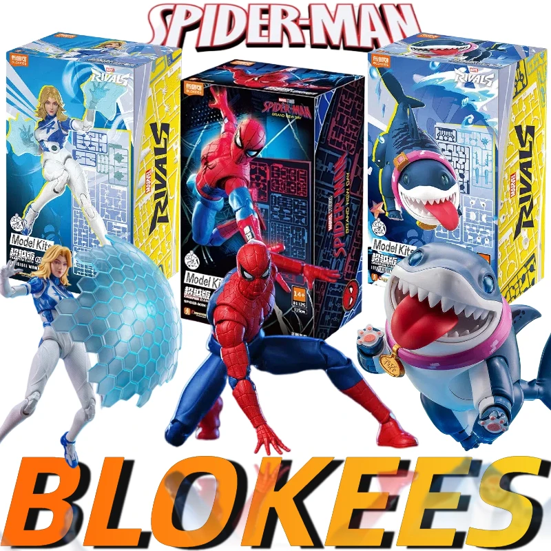Original BLOKEES Venom Spider-Man más allá de la versión de movilidad conjunta figura de acción personaje de película ensamblaje modelo muñeca juguete niños regalos